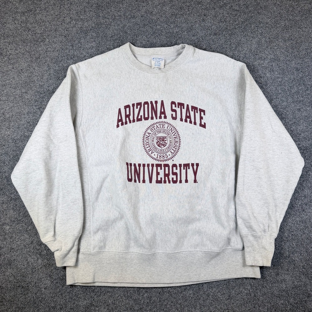 VTG Champion Reverse Weave Sweatshirt Mens L Arizona State University ASU Y2K